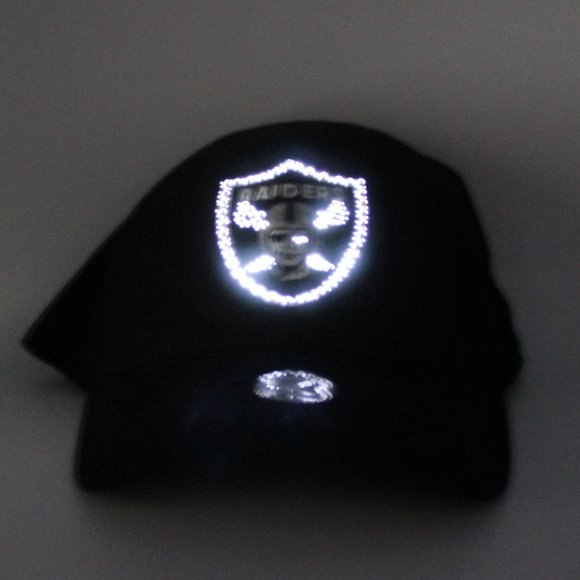 Las Vegas Raiders LightWear 'Light Up' Strap Back Hat - Picture 2 of 8